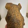 Rustic Hand-Carved Wood Bear Shelf Sitter Sculpture - 5