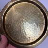 Hammered Brass Tray with Handles - 3