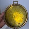 Hammered Brass Tray with Handles - 4