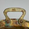 Hammered Brass Tray with Handles - 5