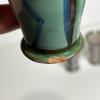 Swedish Studio Pottery Cups with Painted Glaze - 6