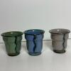 Swedish Studio Pottery Cups with Painted Glaze - 9