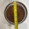 Barker Ellis English Metal and Wood Wine Coaster - 6