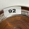 Barker Ellis English Metal and Wood Wine Coaster - 8