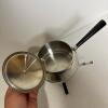Stainless Steel Fondue Pot Set with Sterno Burner - 2