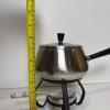 Stainless Steel Fondue Pot Set with Sterno Burner - 5