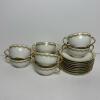 Haviland Limoges Double-Handled Teacups and Saucers