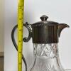 Cut Glass and Metal Claret Jug - 7