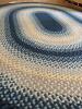 Old Weymouth Braided Wool and Rayon Oval Rug - 4