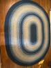 Old Weymouth Braided Wool and Rayon Oval Rug - 5