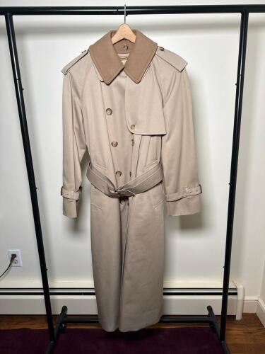 Burberry Trench Coat With Wool and Camel Hair Lining