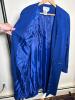 Talbots Petites Blue Wool Long Coat with Gold Buttons - 9