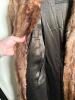 Ross Fur Company Brown Fur Coat with Monogram - 5