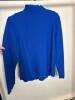 Blue Wool Ruffle Collar Jacket With Admiral's Buttons - 7