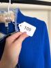 Blue Wool Ruffle Collar Jacket With Admiral's Buttons - 8