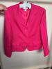 Talbots Petites Hot Pink Linen Blazer Jacket