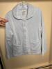 Cuddledown Light Blue Fleece Button-Front Jacket