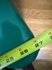 Mid-Century Modern-Style Green Vinyl Armchair - 9