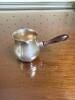 Sterling Silver Turkish Coffee Pot with Wooden Handle