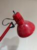 Red Adjustable Desk Lamp in Mid-Century Modern Style - 3