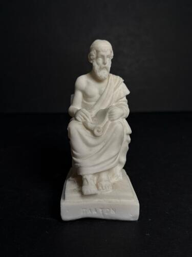 Plaster Plato Bust Statue Made in Greece