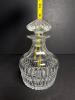 Signed Cut Crystal Decanter with Stopper - 2
