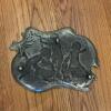 Cast-Metal Musical Cherub Plaque - 2