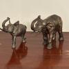 Pair of Cast-Brass Elephant Figurines