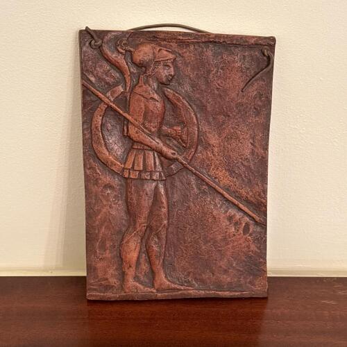 Classical Warrior Relief Wall Plaque
