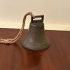 Cast-Metal Hanging Bell with Rope - 3