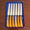 Set of Six Burns Mfg. Co. Bakelite-Style Knives - 2