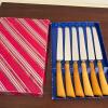 Set of Six Burns Mfg. Co. Bakelite-Style Knives - 3