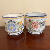 Pair of HB Henriot Quimper Pottery Planters - 2