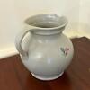 Austrian Made Stoneware Pitcher with Floral Design - 2