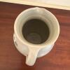 Austrian Made Stoneware Pitcher with Floral Design - 3