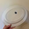 Pair of Wood and Sons Patricia Blue Floral Oval Serving Platters - 4