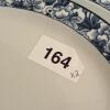 Pair of Wood and Sons Patricia Blue Floral Oval Serving Platters - 7