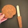 Wooden Kitchenware Lot with Bowl, Cutting Board and Mills - 7