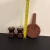 Wooden Kitchenware Lot with Bowl, Cutting Board and Mills - 13