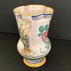 Italian Two-Handled Floral Ceramic Vase - 3