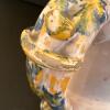 Italian Two-Handled Floral Ceramic Vase - 4