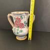 Italian Two-Handled Floral Ceramic Vase - 6