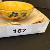 Tabletops Lifestyles Lorraine Hand Painted Ceramic Bowl and Plate - 9