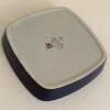 Royal Copenhagen Baca Faience Square Dish With Bird Motif - 3