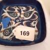 Royal Copenhagen Baca Faience Square Dish With Bird Motif - 6