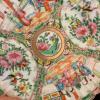 Rose Medallion-Style Porcelain Plate - 3