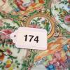 Rose Medallion-Style Porcelain Plate - 6