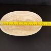 White Glazed Oval Ceramic Rabbit Mold - 8