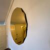 29.5" Faceted Wall Mirror with Beveled Edge - 2
