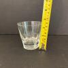 Eight Lowball Glasses with Heraldic Lion Etching - 6